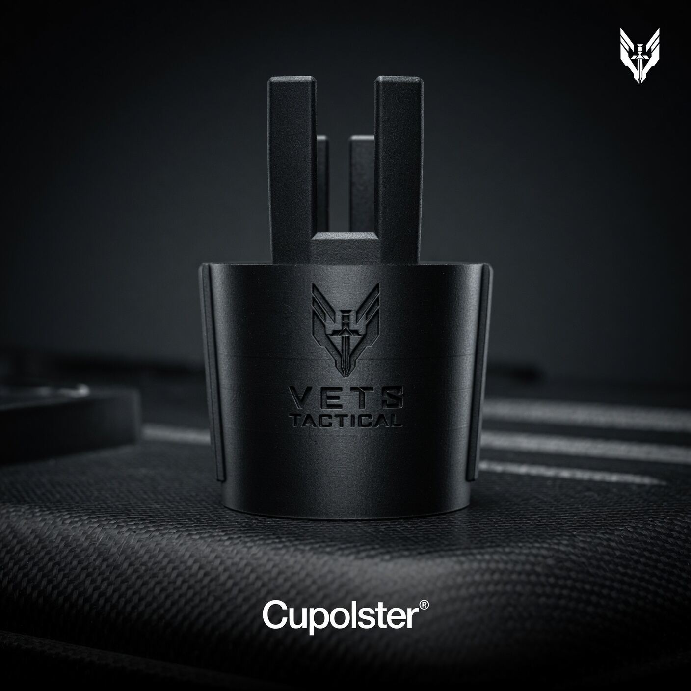 Cupolster vehicle cup holder holster by Vets Tactical